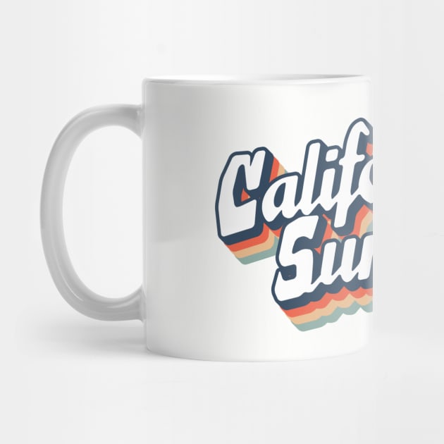 Retro California Surf typography by SSSD